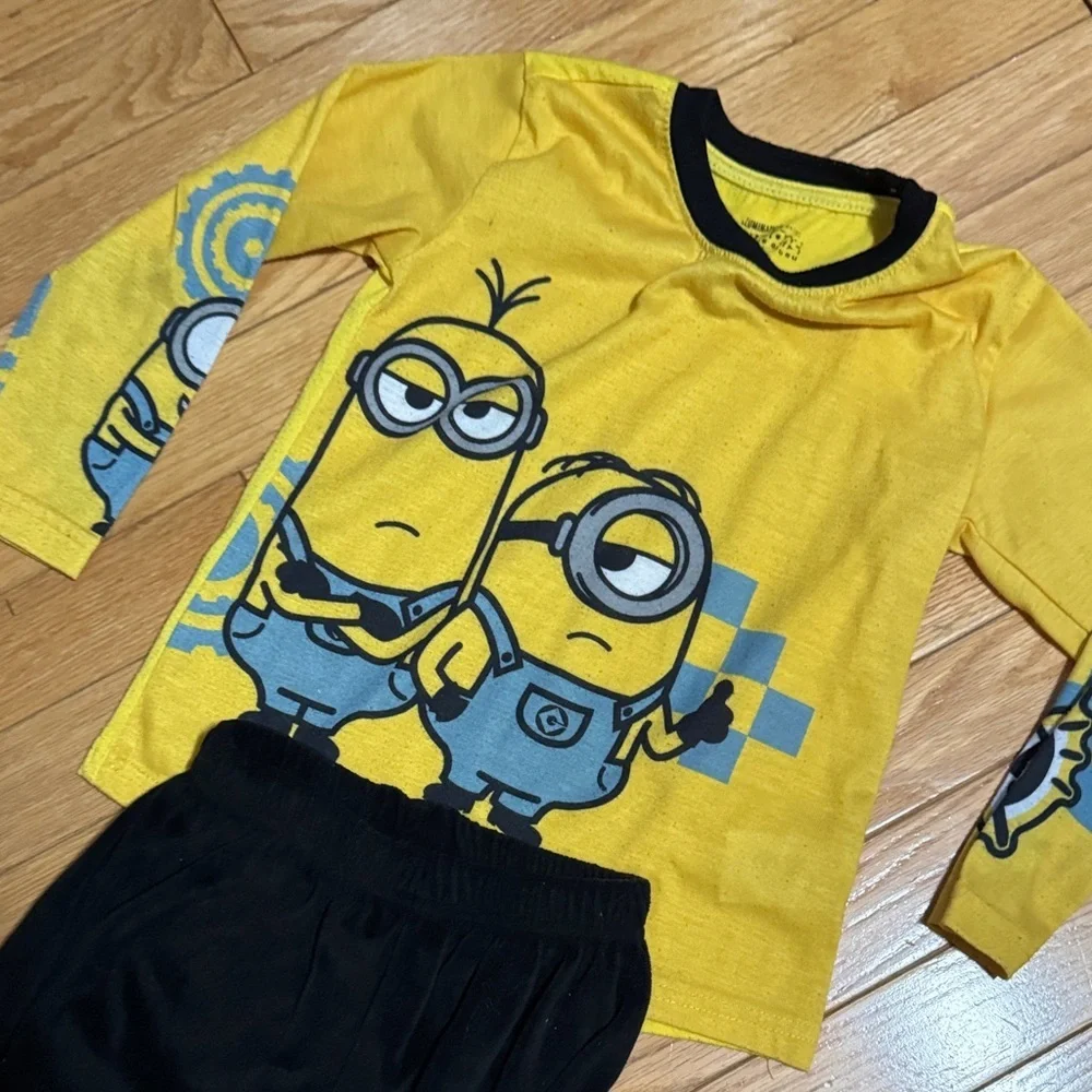 Kids Minions and Super Mario Pajama Set